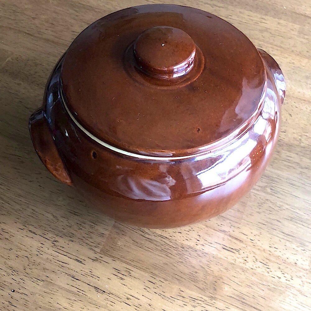 ANTIQUE WATT BEAN POT